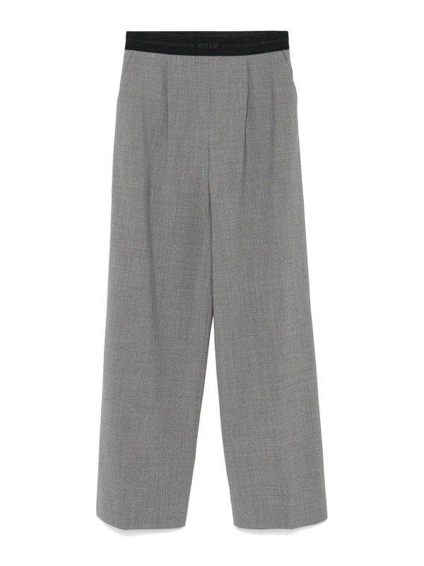 M. S.G. M. Pantalons Décontractés - Gris