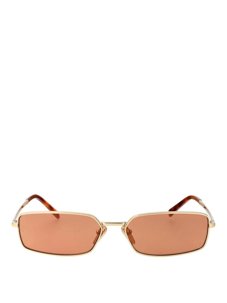 Prada Lunettes De Soleil - Or
