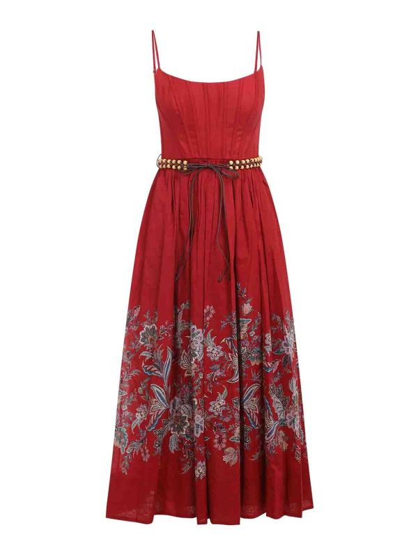 Zimmermann Robe Au Genou - Multicolore