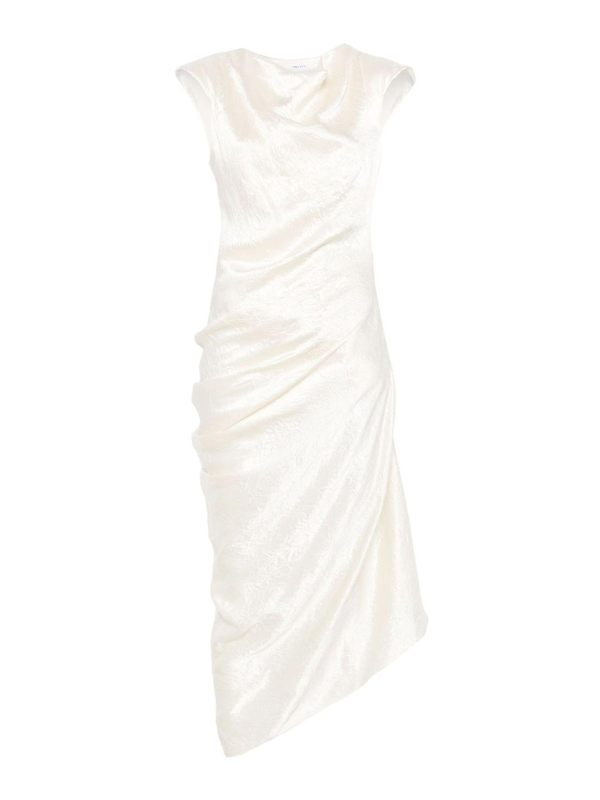 Alexander Mcqueen Robe Au Genou - Gris