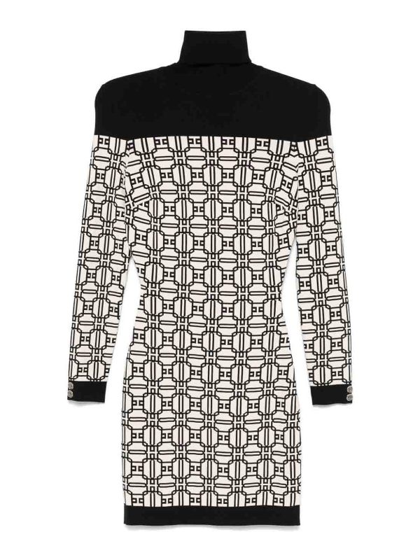 Elisabetta Franchi Robe Courte - Blanc