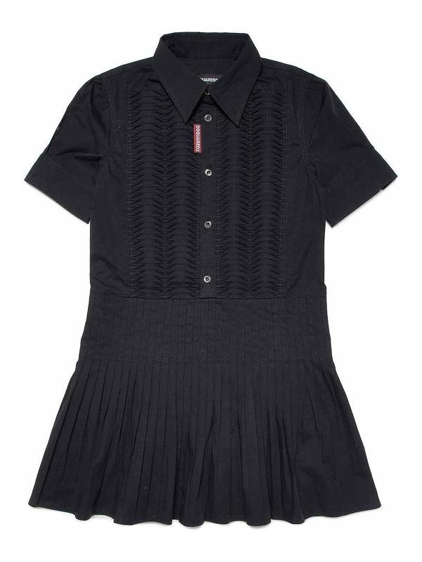 Dsquared2 Robe Au Genou - Noir