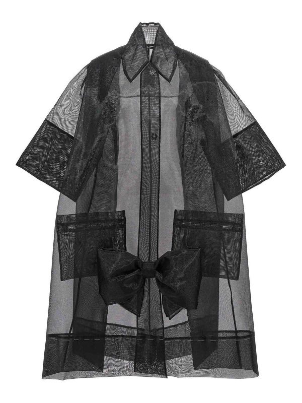 Maison Margiela Manteau Court - Noir