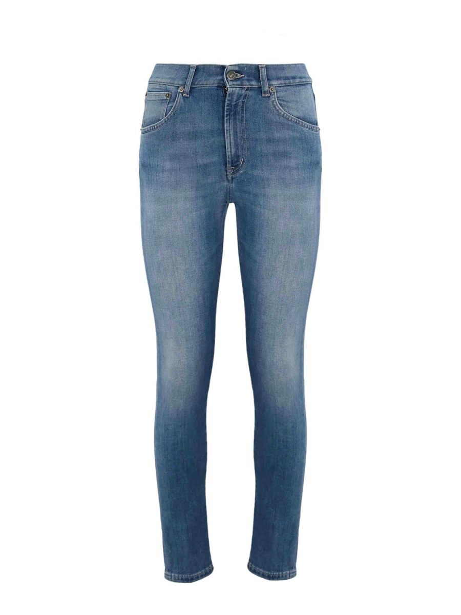 Dondup Jean Skinny - Foncé Délavé