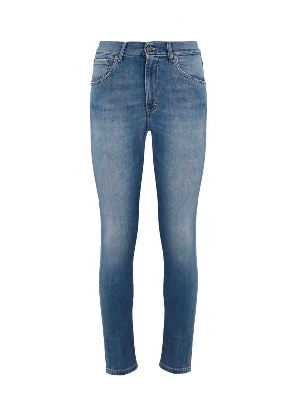 Dondup Jean Skinny - Foncé Délavé