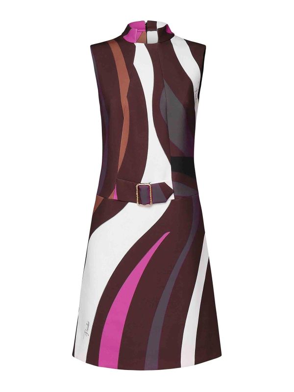 Emilio Pucci Robe Au Genou - Multicolore