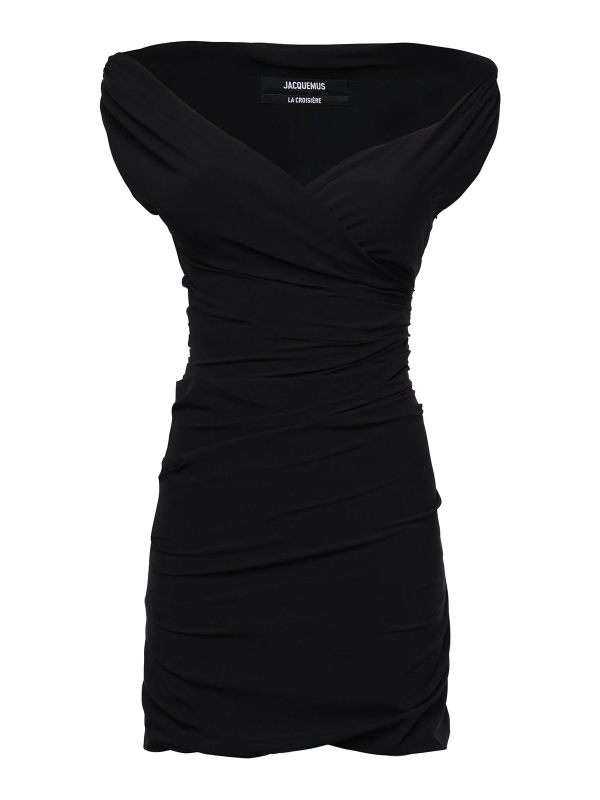 Jacquemus Robe Au Genou - Noir