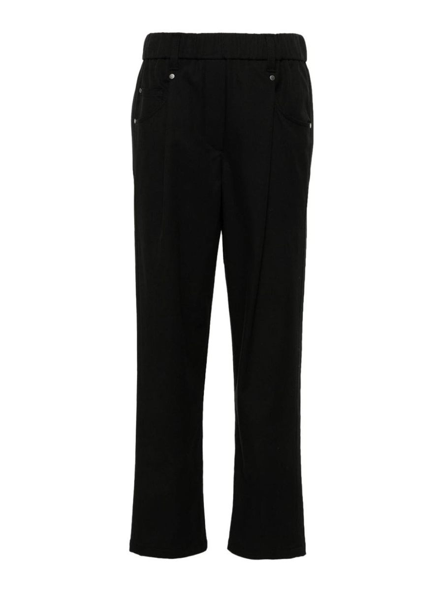Brunello Cucinelli Pantalons Décontractés - Noir