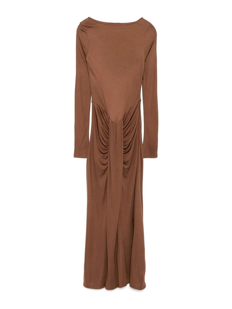 Staud Robe Au Genou - Marron