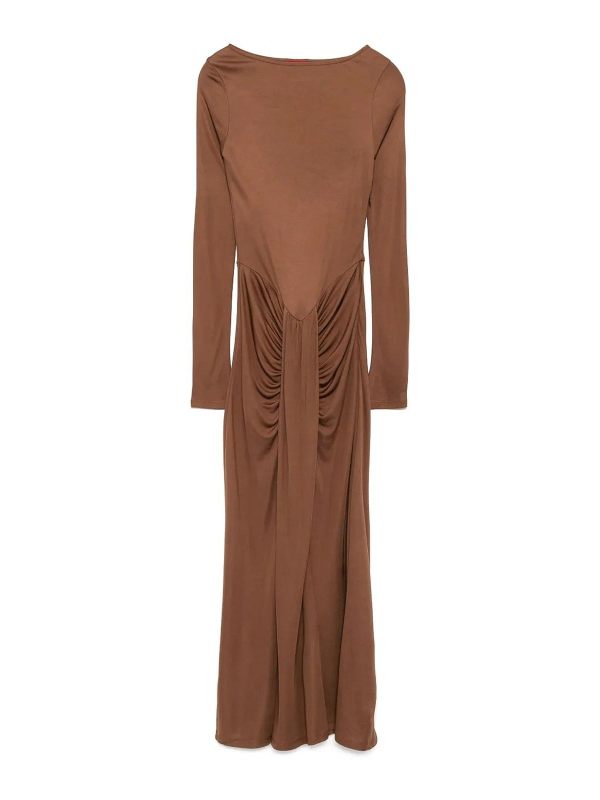 Staud Robe Au Genou - Marron