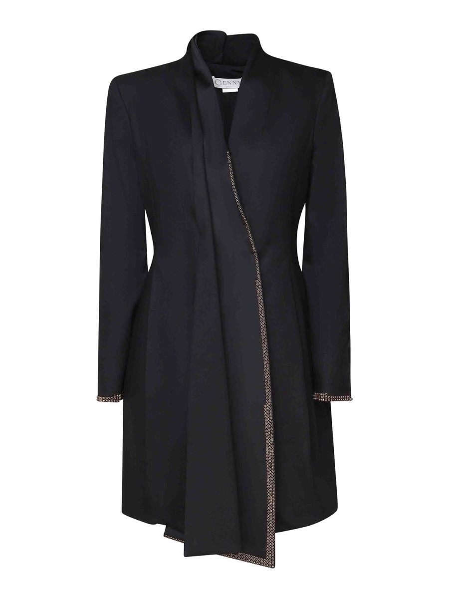Genny Robe Au Genou - Noir