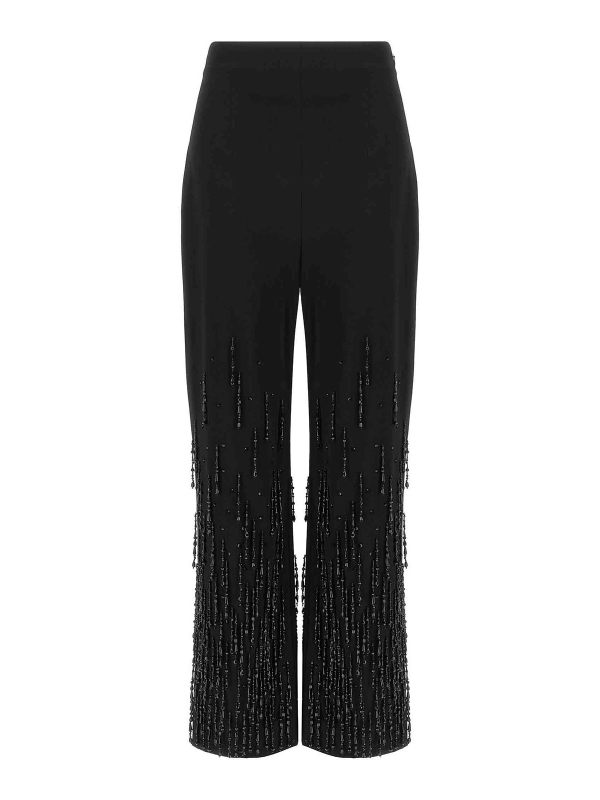 Alberta Ferretti Pantalons Décontractés - Noir