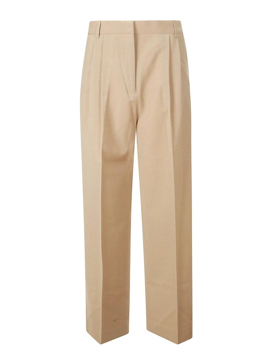 Rohe Pantalons Décontractés - Beige