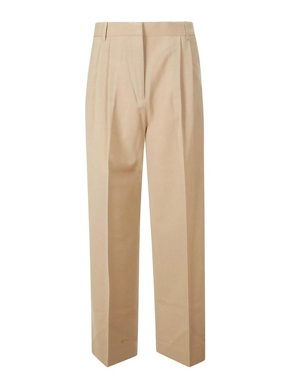 Rohe Pantalons Décontractés - Beige