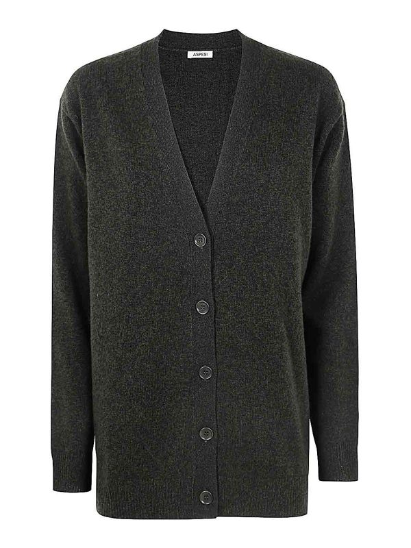 Aspesi Cardigan - Vert