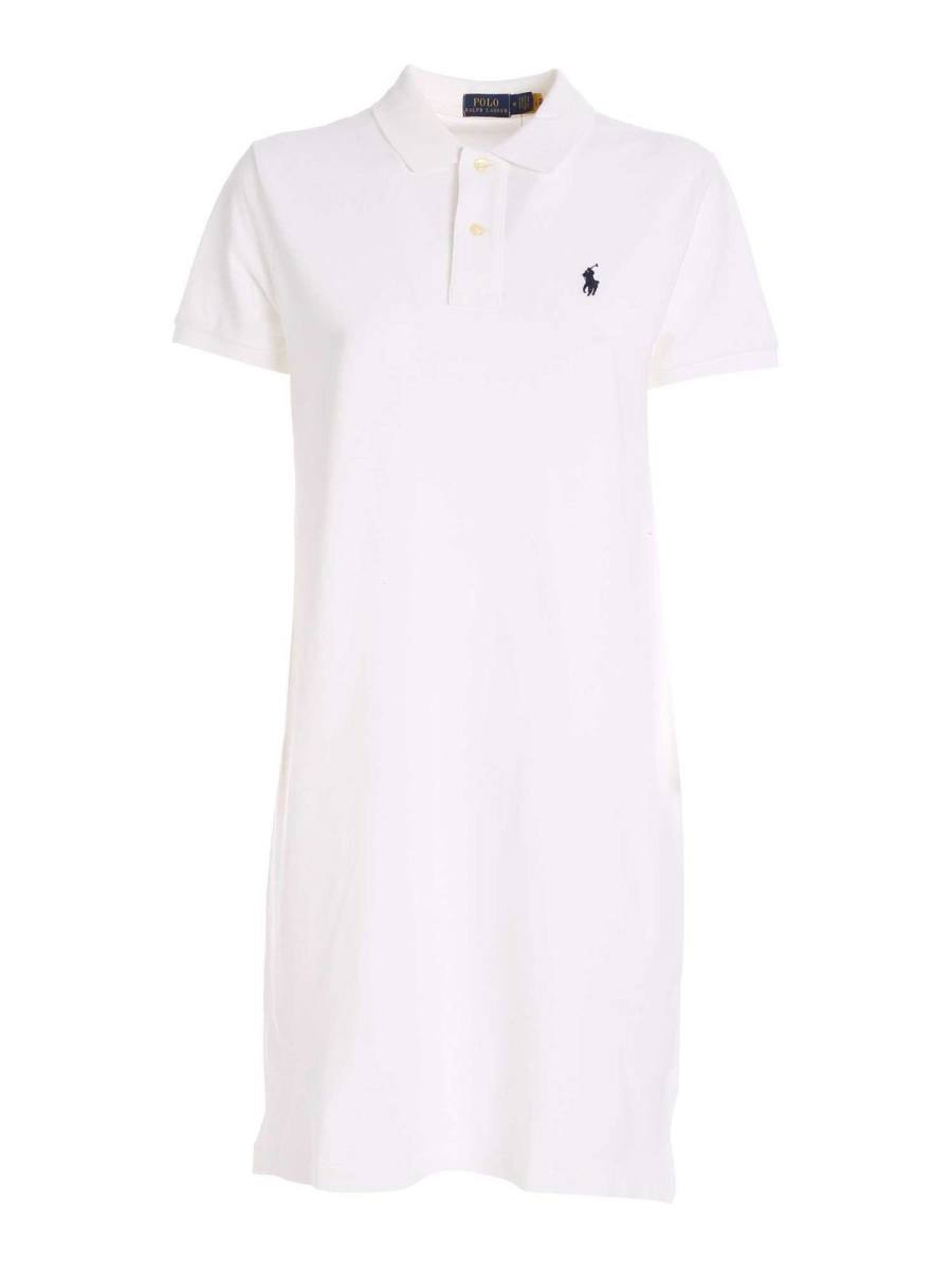 Polo Ralph Lauren Robe Courte - Blanc