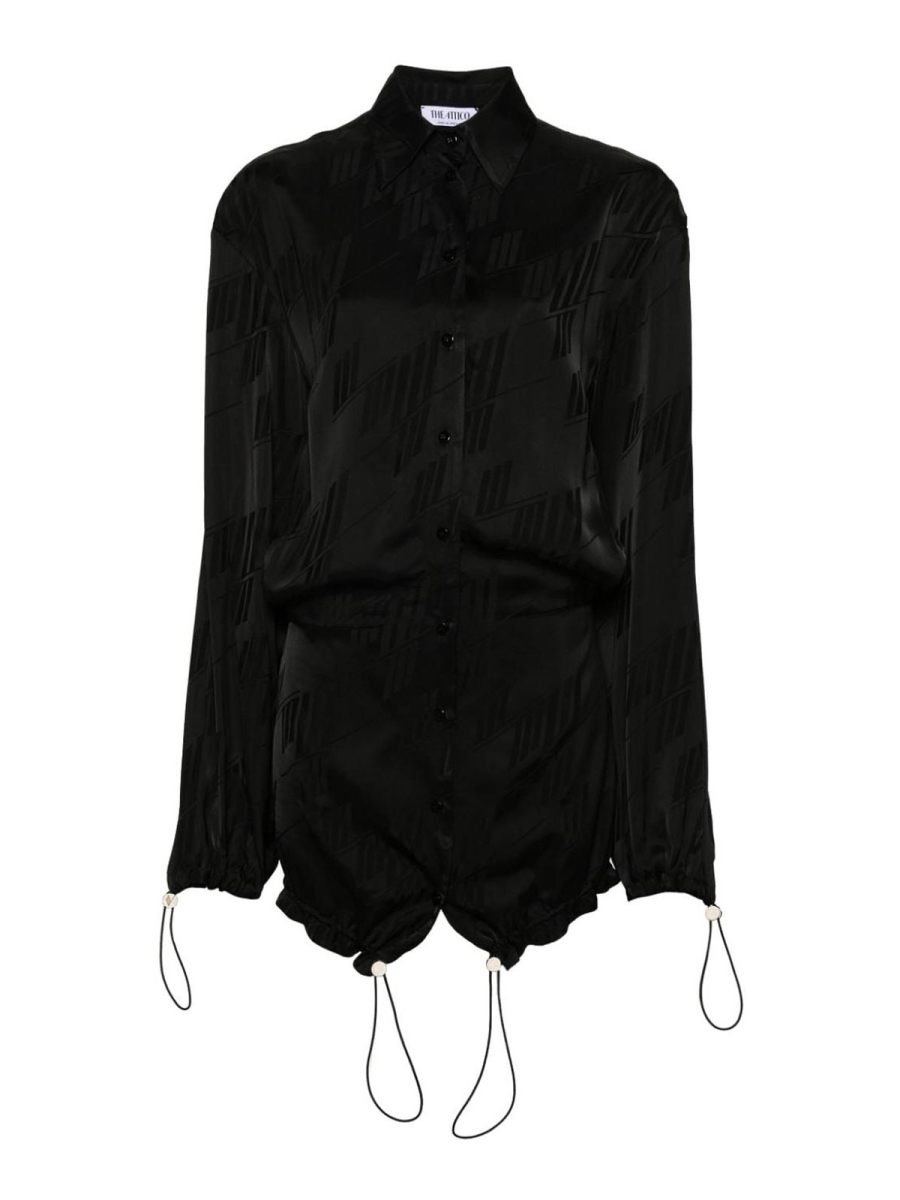 The Attico Robe Courte - Noir
