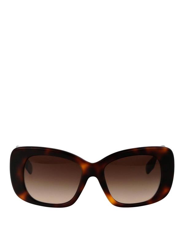 Burberry Lunettes De Soleil - Marron