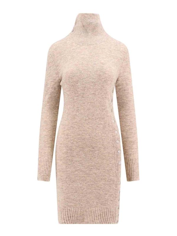 Isabel Marant Robe Au Genou - Beige