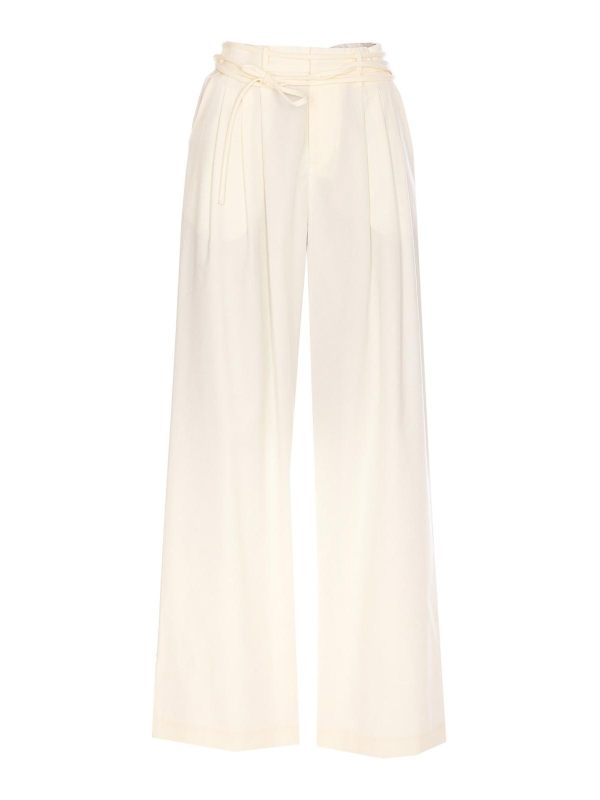 Eleh Pantalons Décontractés - Blanc