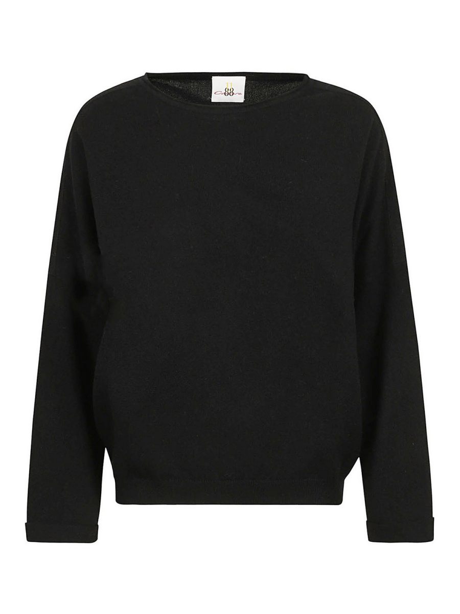 Eleven88 Pull Col Rond - Noir