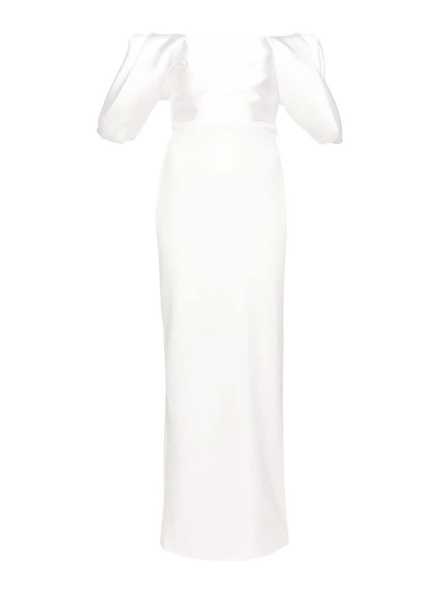 Solace London Maxi Robe - Blanc