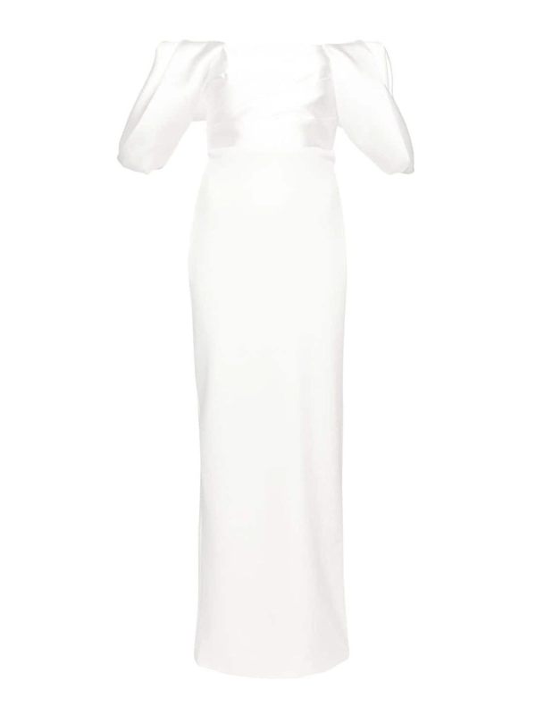 Solace London Maxi Robe - Blanc