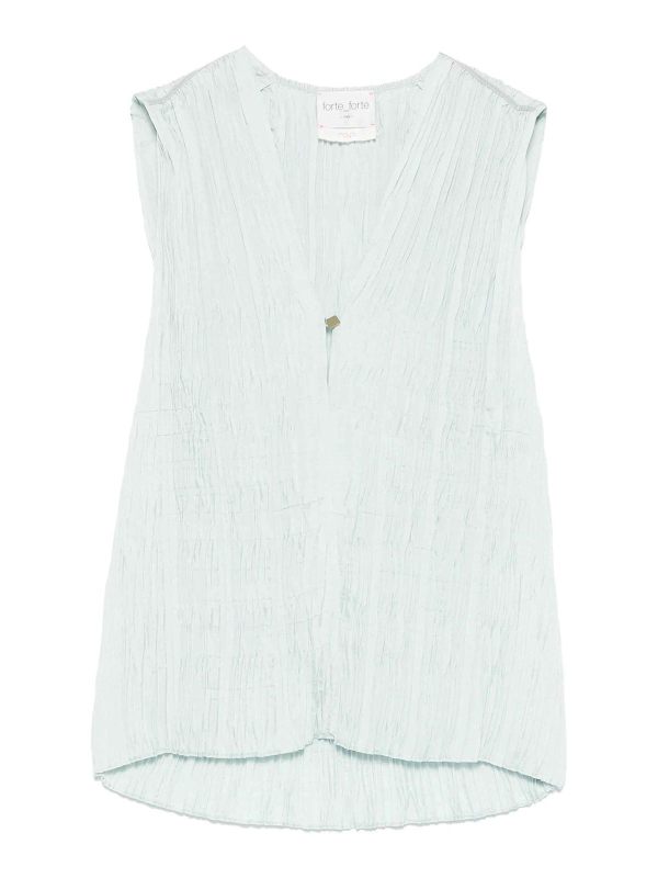 Forte Forte Top - Bleu Clair