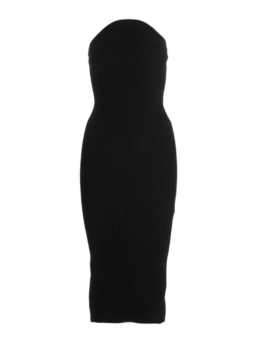 Khaite Robe Au Genou - Noir