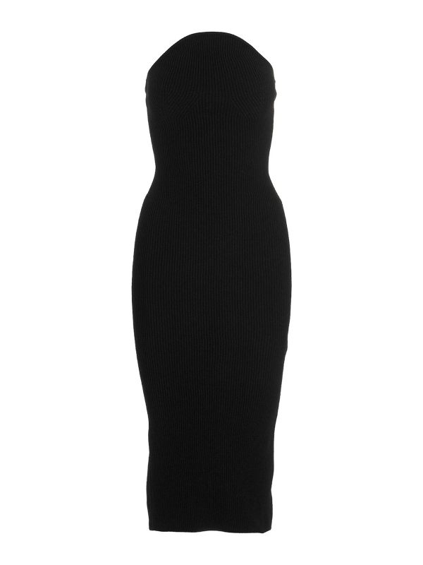 Khaite Robe Au Genou - Noir