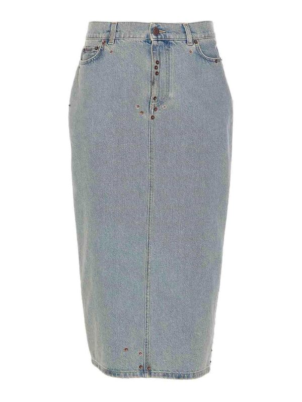 Moschino Jupe Midi - Bleu