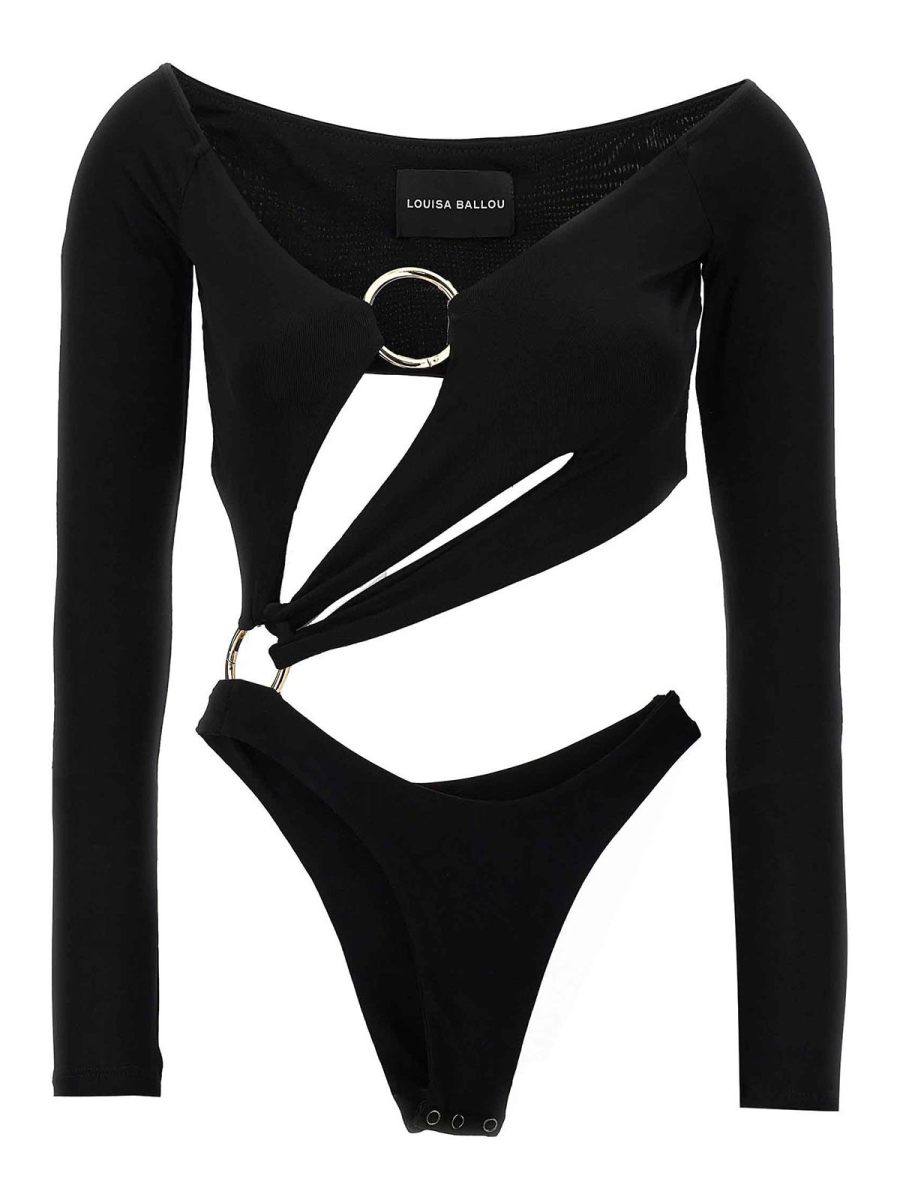 Louisa Ballou Top - Noir