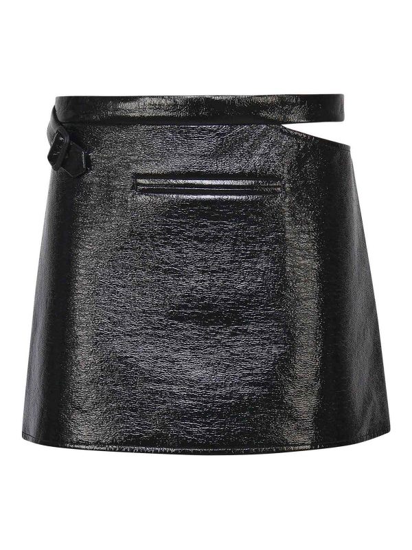 Courreges Mini Jupe - Noir