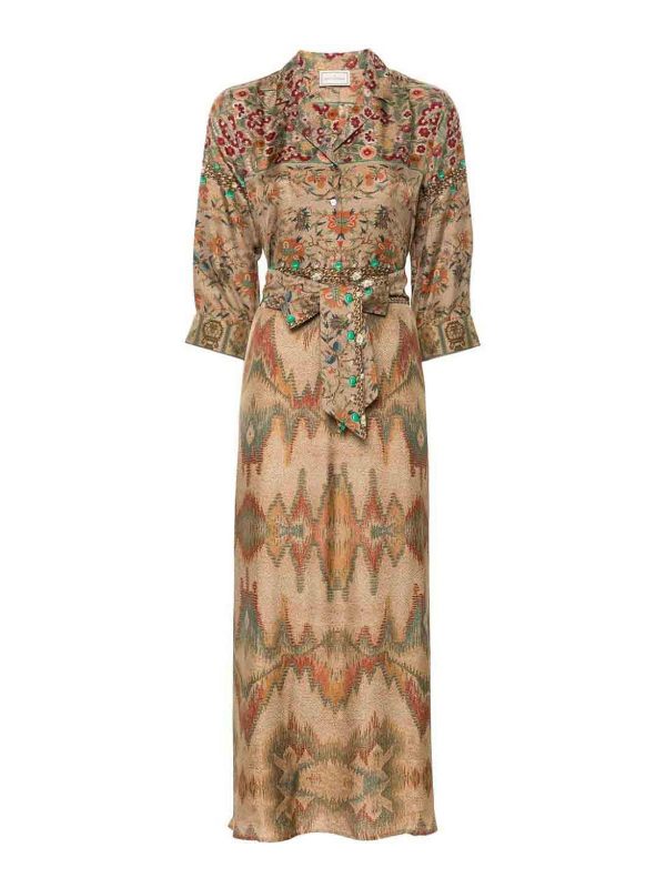 Pierre-Louis Mascia Robe Au Genou - Beige