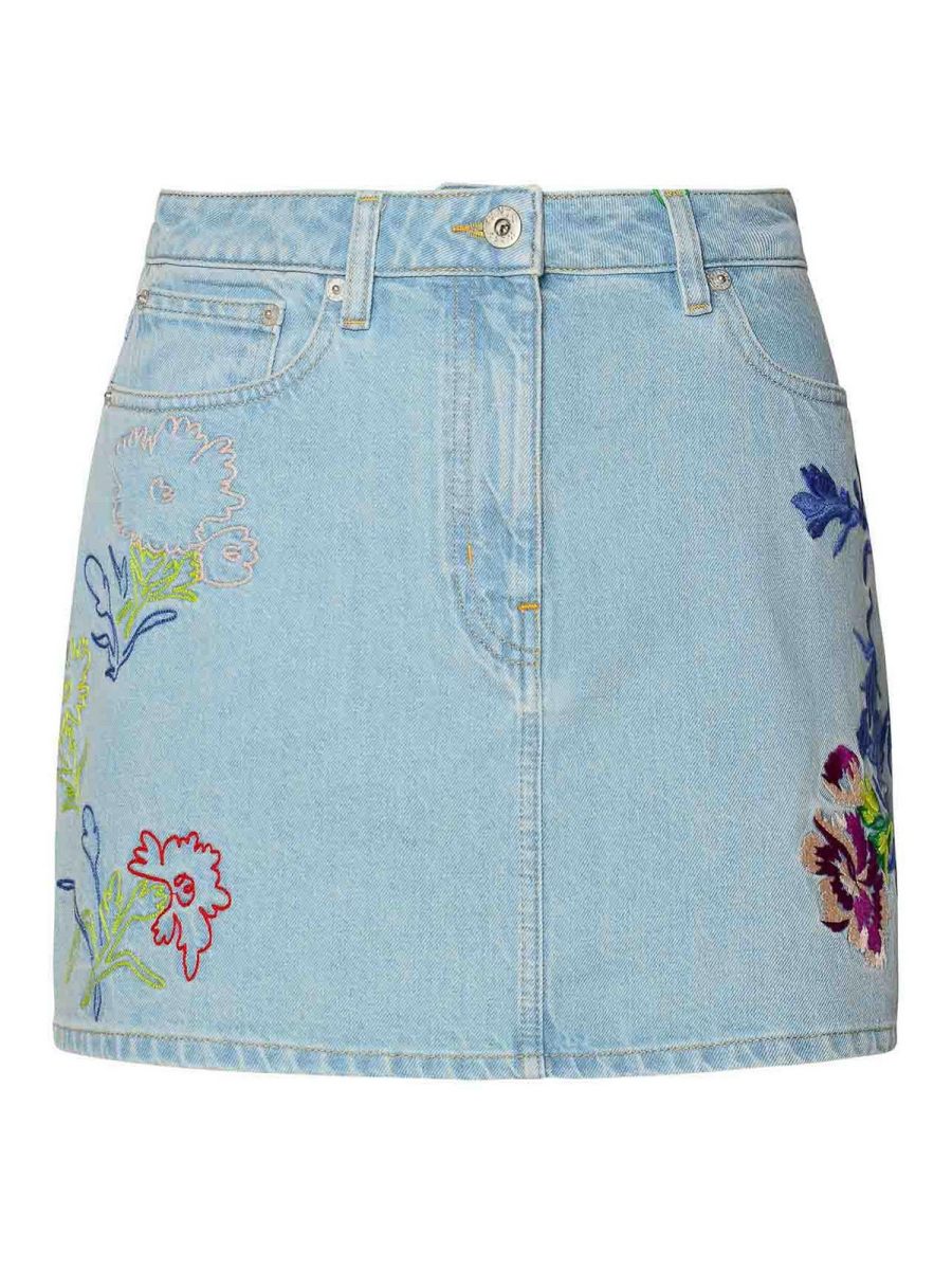 Kenzo Mini Jupe - Bleu Clair