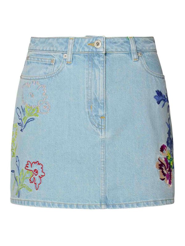 Kenzo Mini Jupe - Bleu Clair