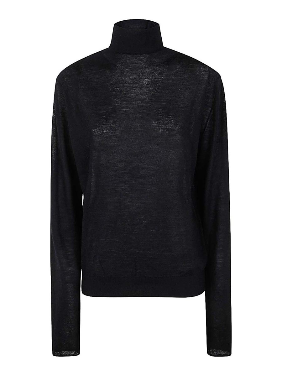Extreme Cashmere Pull Col Rond - Noir