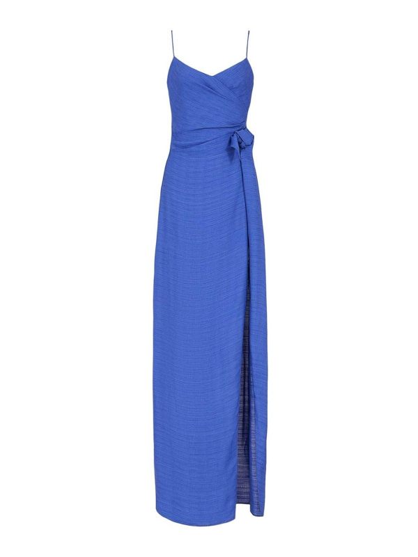 Emporio Armani Robe Au Genou - Bleu
