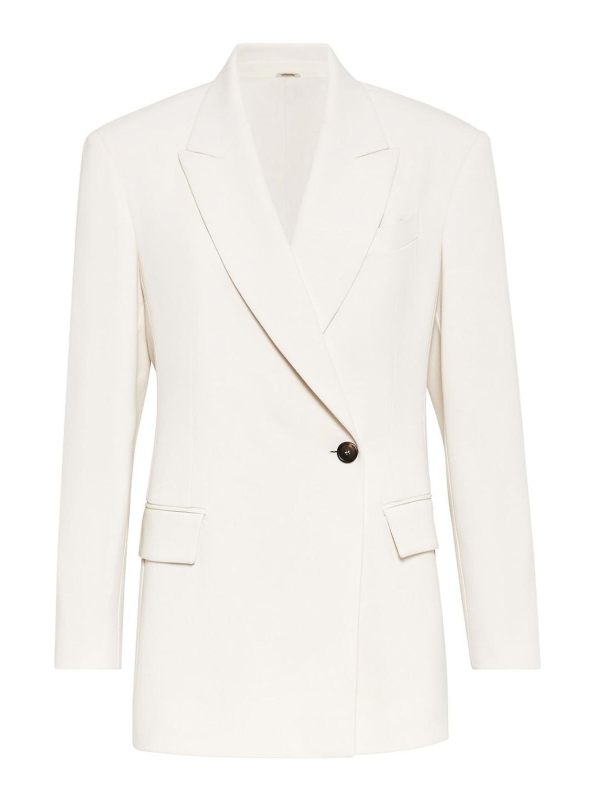 Brunello Cucinelli Veste Casual - Blanc