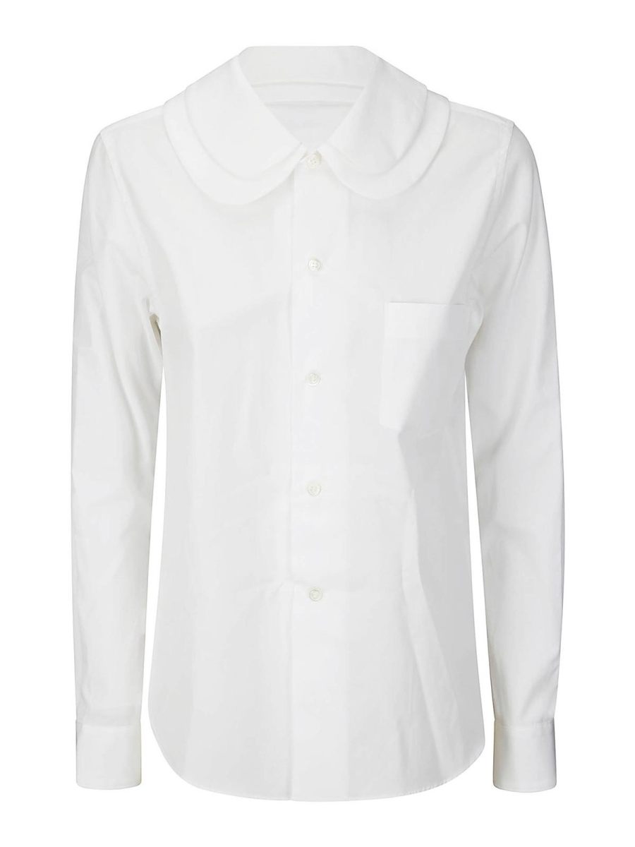 Comme Des Garcons Blouse - Blanc