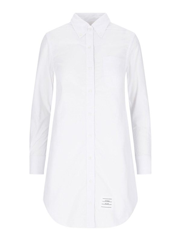 Thom Browne Robe Courte - Blanc