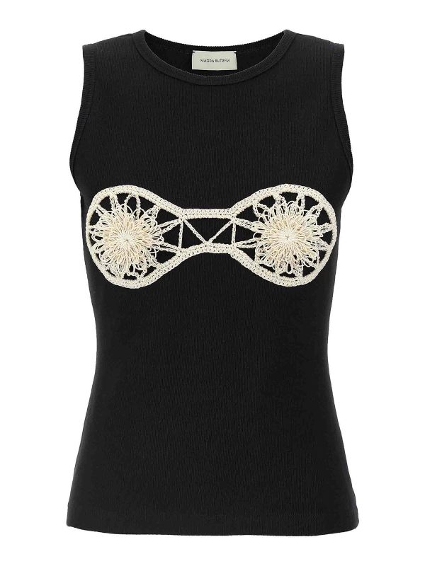 Magda Butrym Top - Noir