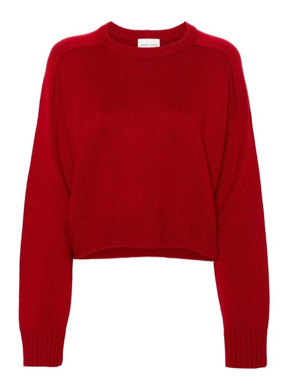 Loulou Studio Pull Col Rond - Rouge Brun