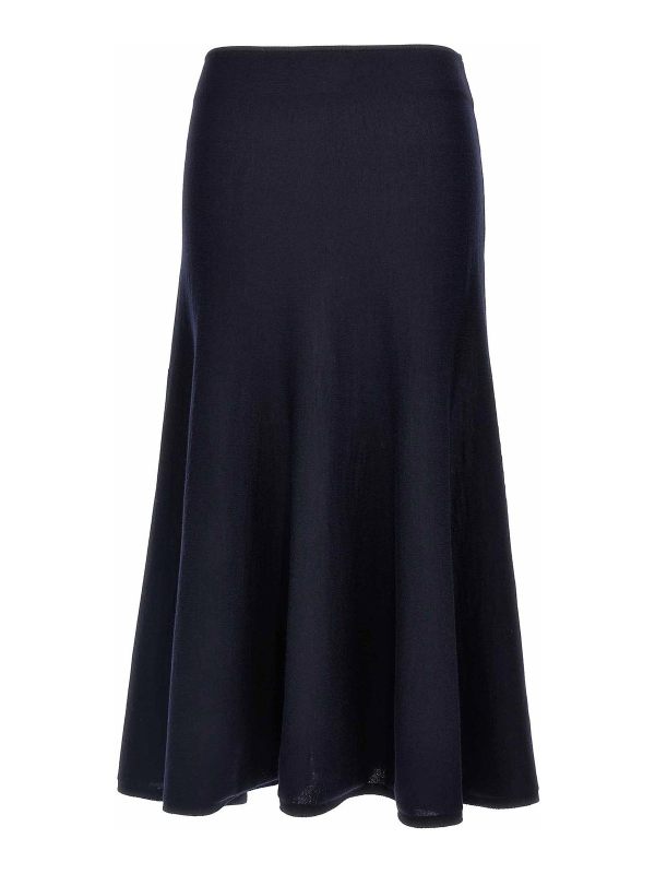 Khaite Jupe Midi - Bleu