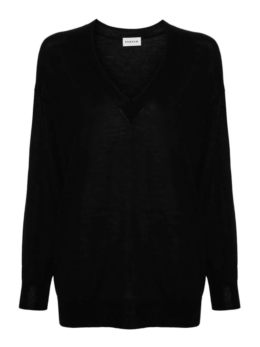 P. A.R. O.S. H. Pull À Col V - Noir