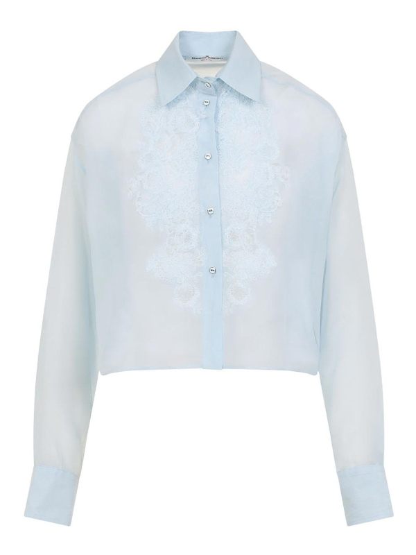 Ermanno Scervino Chemise - Bleu