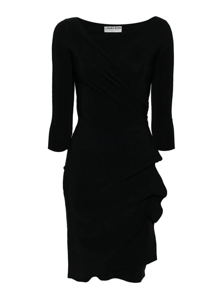 Chiara Boni La Petite Robe Robe Au Genou - Noir