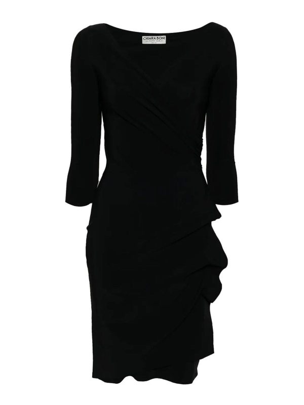 Chiara Boni La Petite Robe Robe Au Genou - Noir