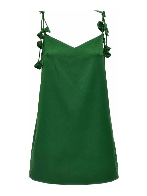 Self Portrait Robe Courte - Vert