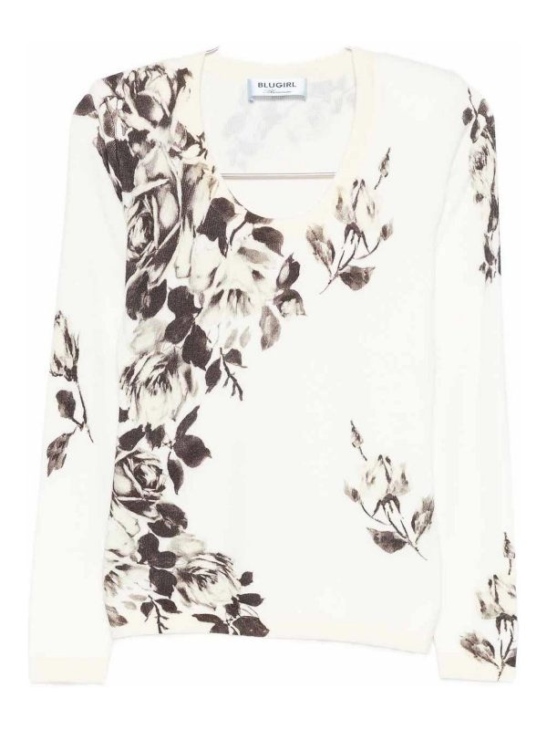 Blugirl Pull À Col V - Blanc